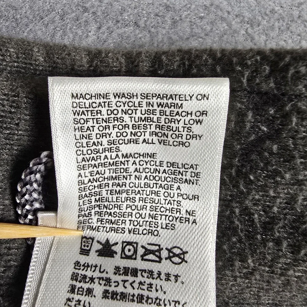 The North Face Apex Jacket Mens Large Gray Softshell Full Zip Hiking Outdoor‎